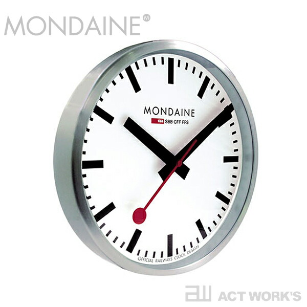 楽天市場】《全3色》MONDAINE ウォールクロック A990.CLOCK 25cm