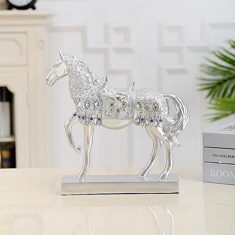 楽天市場】置物 風水置物 縁起物 開運昇運 馬のモデル 樹脂 工芸品