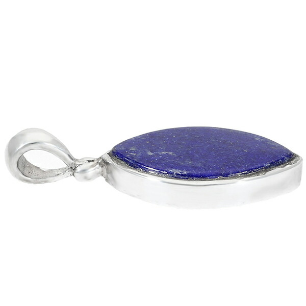 楽天市場】ラピスラズリ シルバー ペンダントトップ マーキス 誕生石