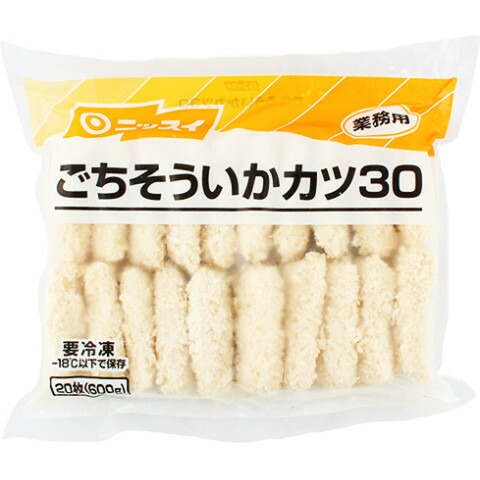 楽天市場】ニッスイ ごちそういかカツ30 600g(20個) : 業務用食品