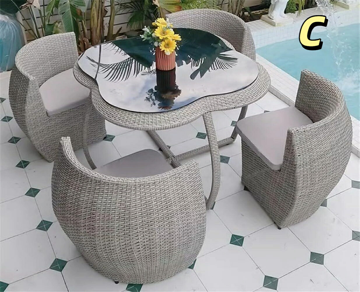 ガーデンテーブルセット ラタン」の人気商品一覧 | 安い商品を通販