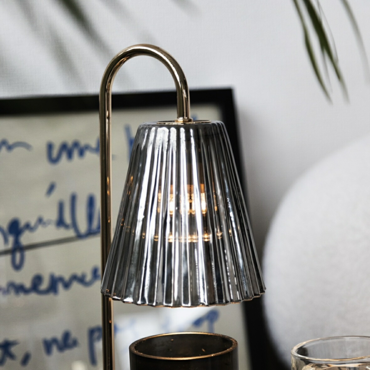 楽天市場】【キャンドルウォーマー ストライプガラス】【調光＋