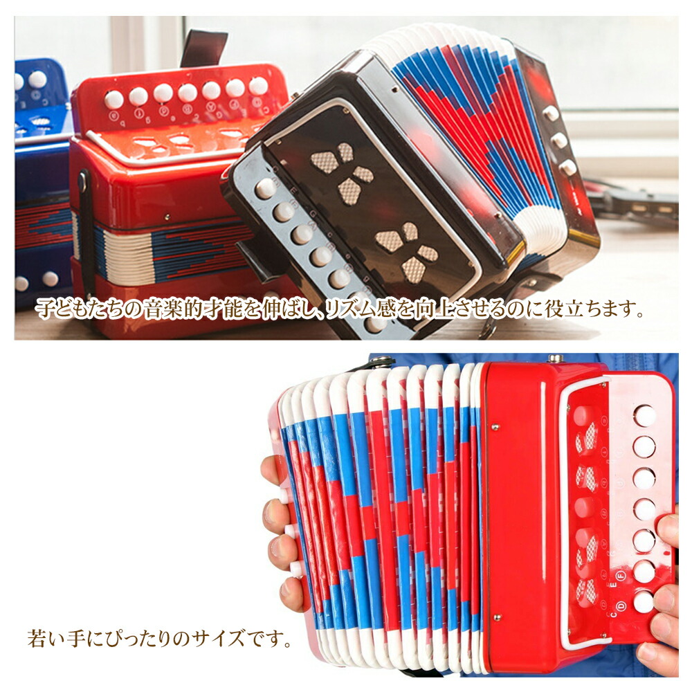 楽天市場】ピアノアコーディオン アコーディオン 楽器 10鍵 初心者
