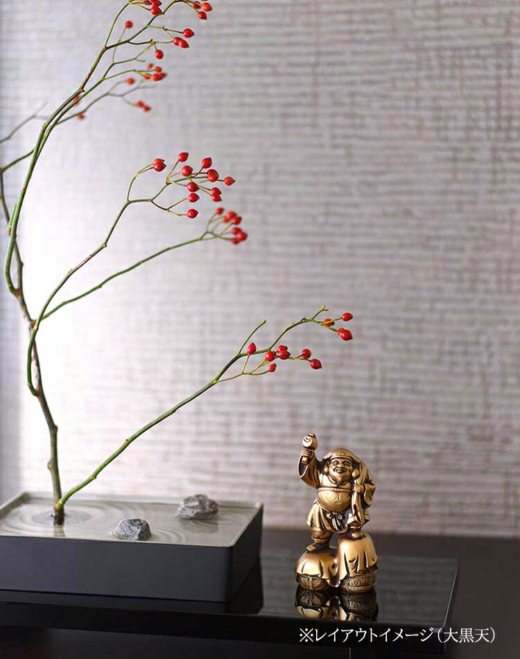 楽天市場】縁起物 置物 七福神〔恵比寿〕シルキーゴールド 日本製