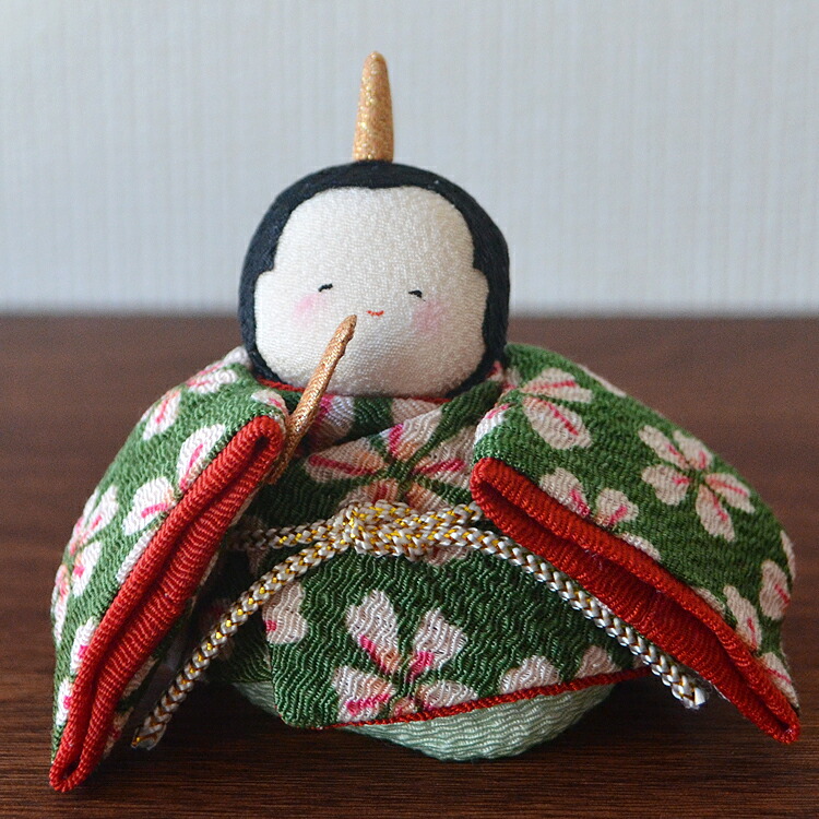 楽天市場】お雛様 【桃の節句】ぽてりひな2人［桜］はんなり屏風付き