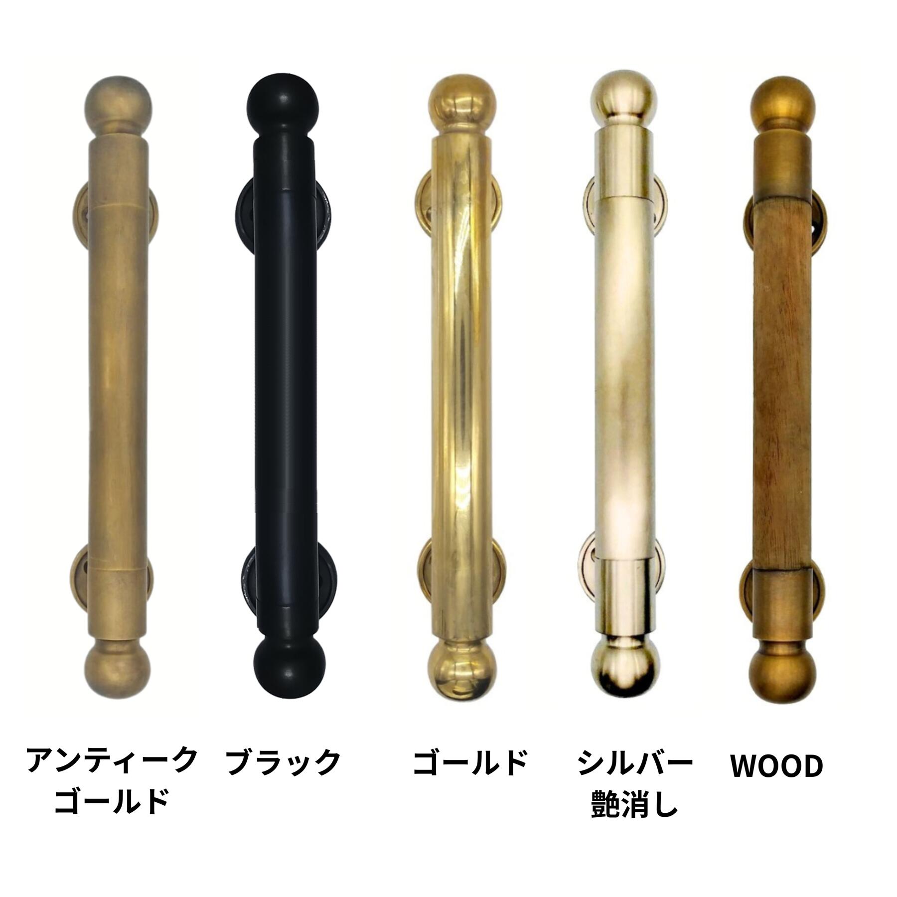 楽天市場】【楽天1位】 ドアハンドル ドアノブ 真鍮 ゴールド ブラック