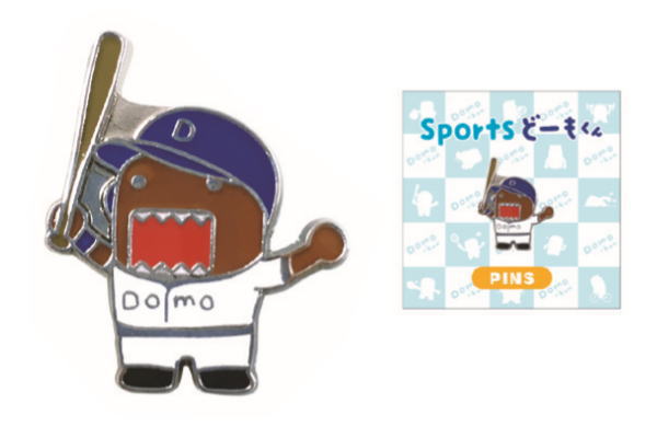 楽天市場】【どーもくん】ピンバッジ【野球】【ドーモくん】【どーも