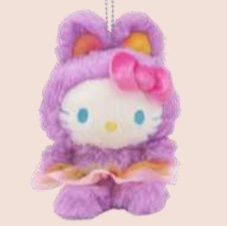 楽天市場】サンリオキャラクターズ マスコットキーホルダーパープル 紫