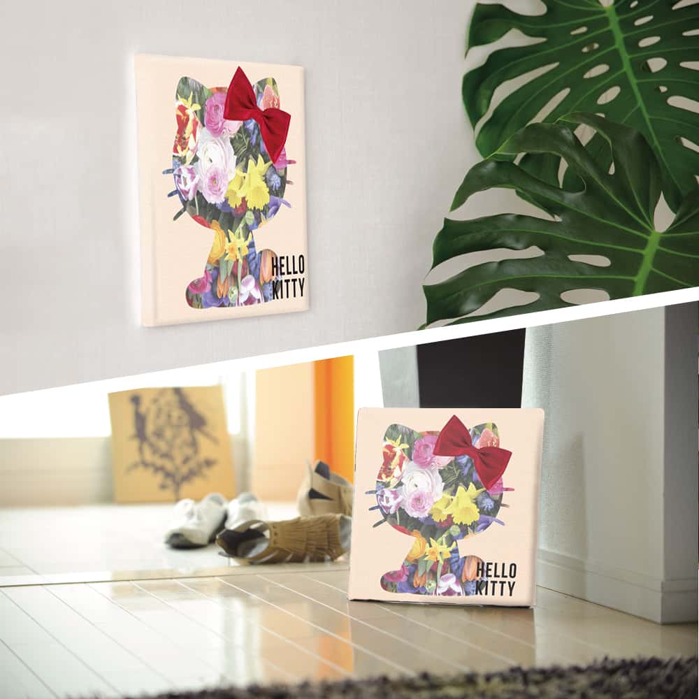 楽天市場】ハローキティ 猫 のインテリア用ファブリックパネル