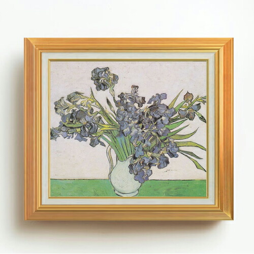 楽天市場】ゴッホ アイリスのある花瓶 複製画の通販