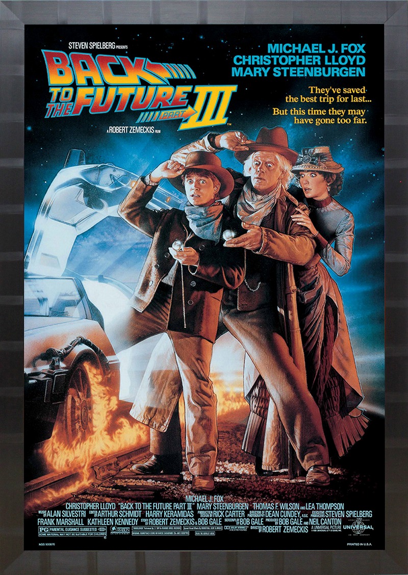 楽天市場】インテリアアート「バック トゥ ザ フューチャー3」映画