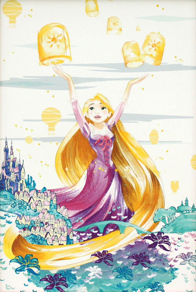 楽天市場】【マラソン限定クーポン】ディズニー絵画「塔の上の