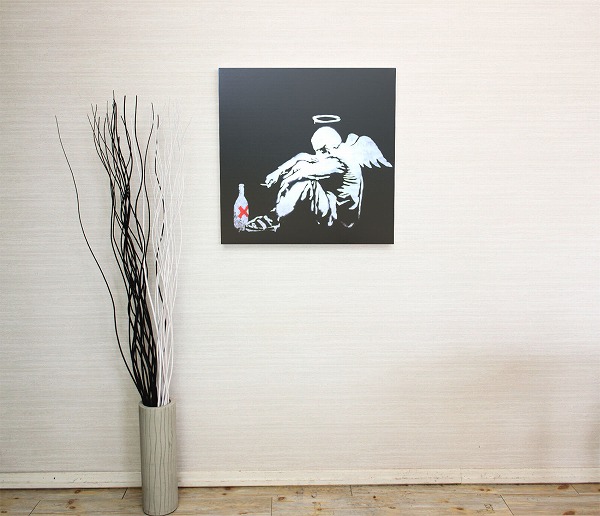 楽天市場】【マラソン限定クーポン】バンクシー アートパネル BANKSY
