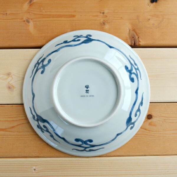 楽天市場】美濃焼 染錦古伊万里 深皿 20.5cm 和食器 深皿 カレー