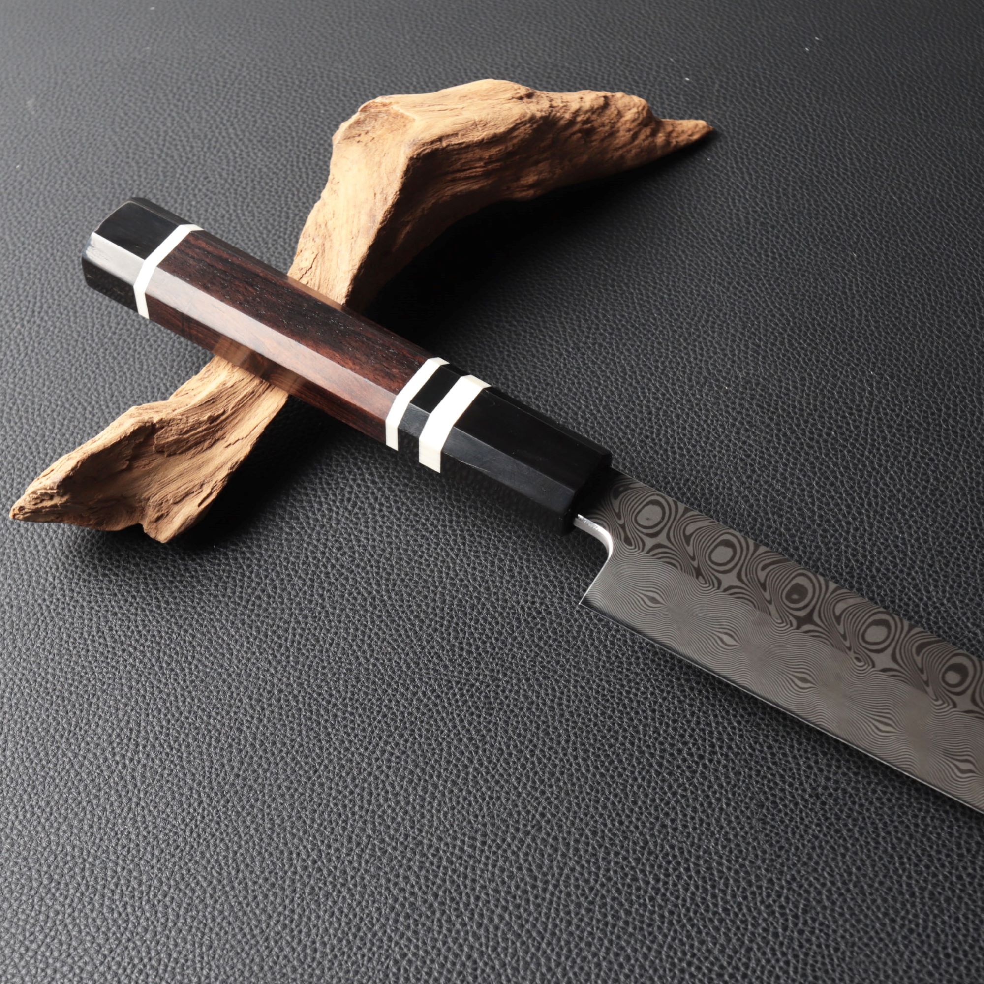 楽天市場】ダマスカス鋼 切付柳刃包丁 尺一（刃渡り330mm） 尺（刃渡り