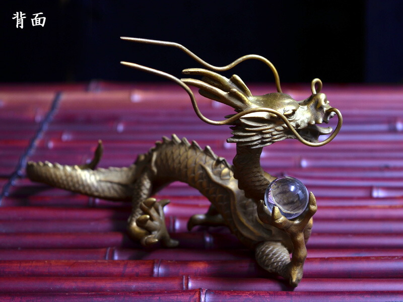 楽天市場】龍の置物 風水銅製招運五爪龍 : 中国貿易CTCオンラインShop