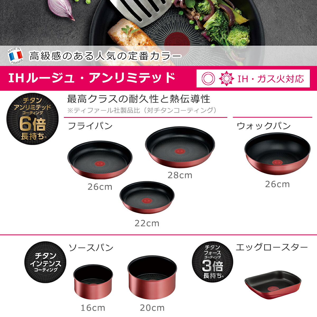 楽天市場】ティファール フライパン セット インジニオ・ネオ IH