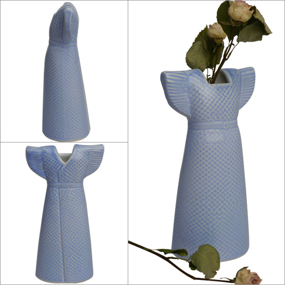 楽天市場】リサラーソン 花瓶 ドレス ライトブルー（スカイブルー