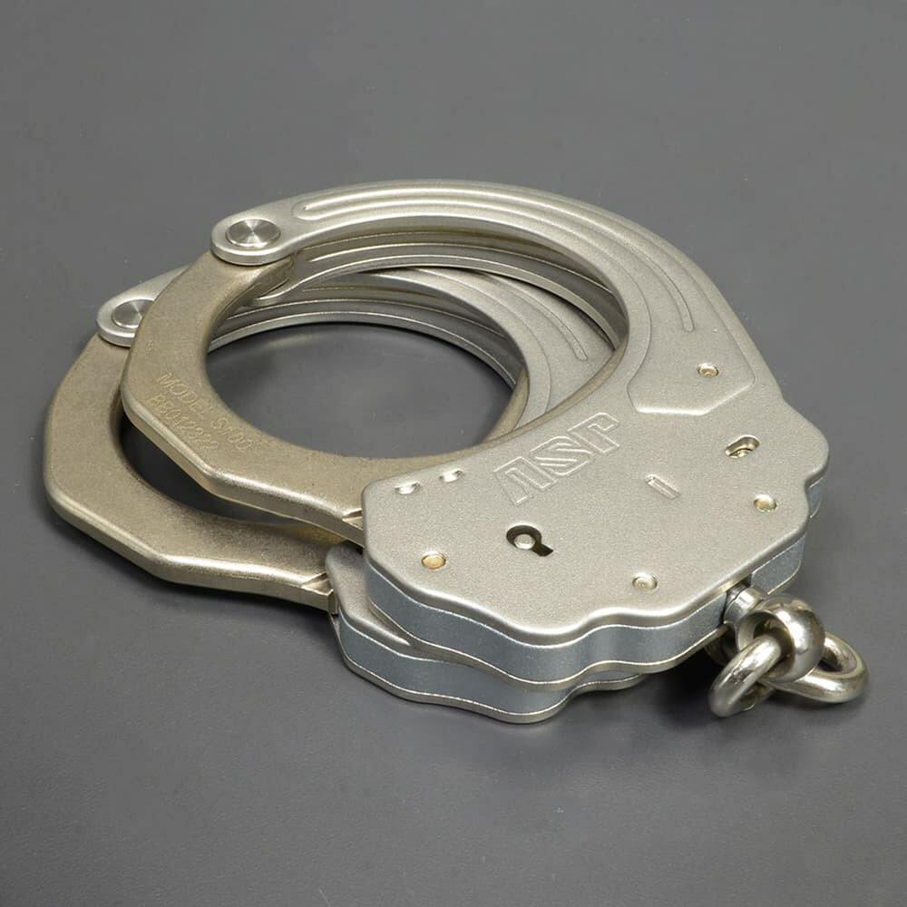 楽天市場】ASP 手錠 ハンドカフ Sentry Chain ダブルロック式 シルバー