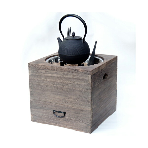 楽天市場】増田屋桐の箱火鉢（単品）9585[ 火鉢 テーブル 家族団欒