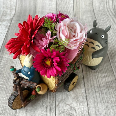 楽天市場】ジブリ となりのトトロ グッズ プランターカバー＆造花