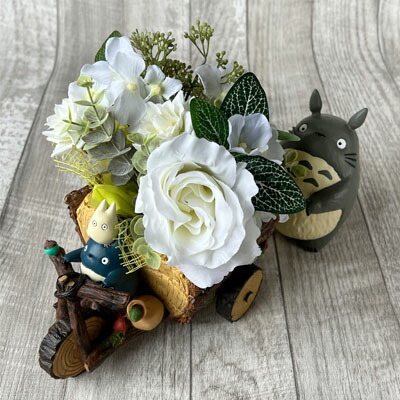 楽天市場】ジブリ となりのトトロ グッズ プランターカバー＆造花