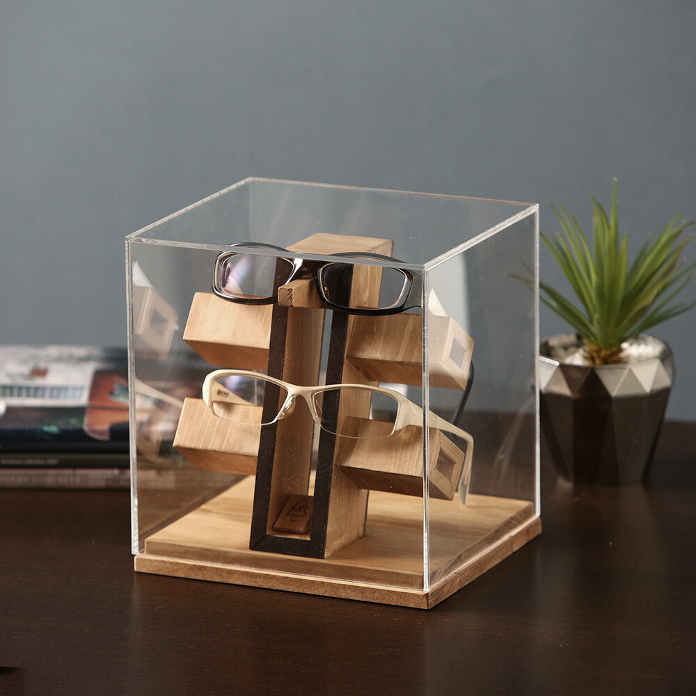 楽天市場】A+ (アクセントプラス) メガネショーケース 2本用 眼鏡