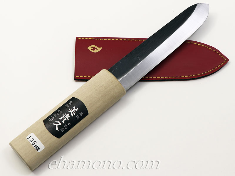 楽天市場】池内刃物「マキリ小刀 黒打135」 : e刃物.com楽天店