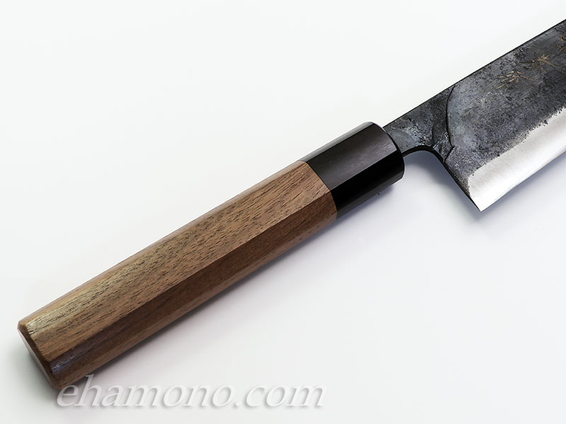 楽天市場】堺孝行 青二鋼 黒打和牛刀210 : e刃物.com楽天店