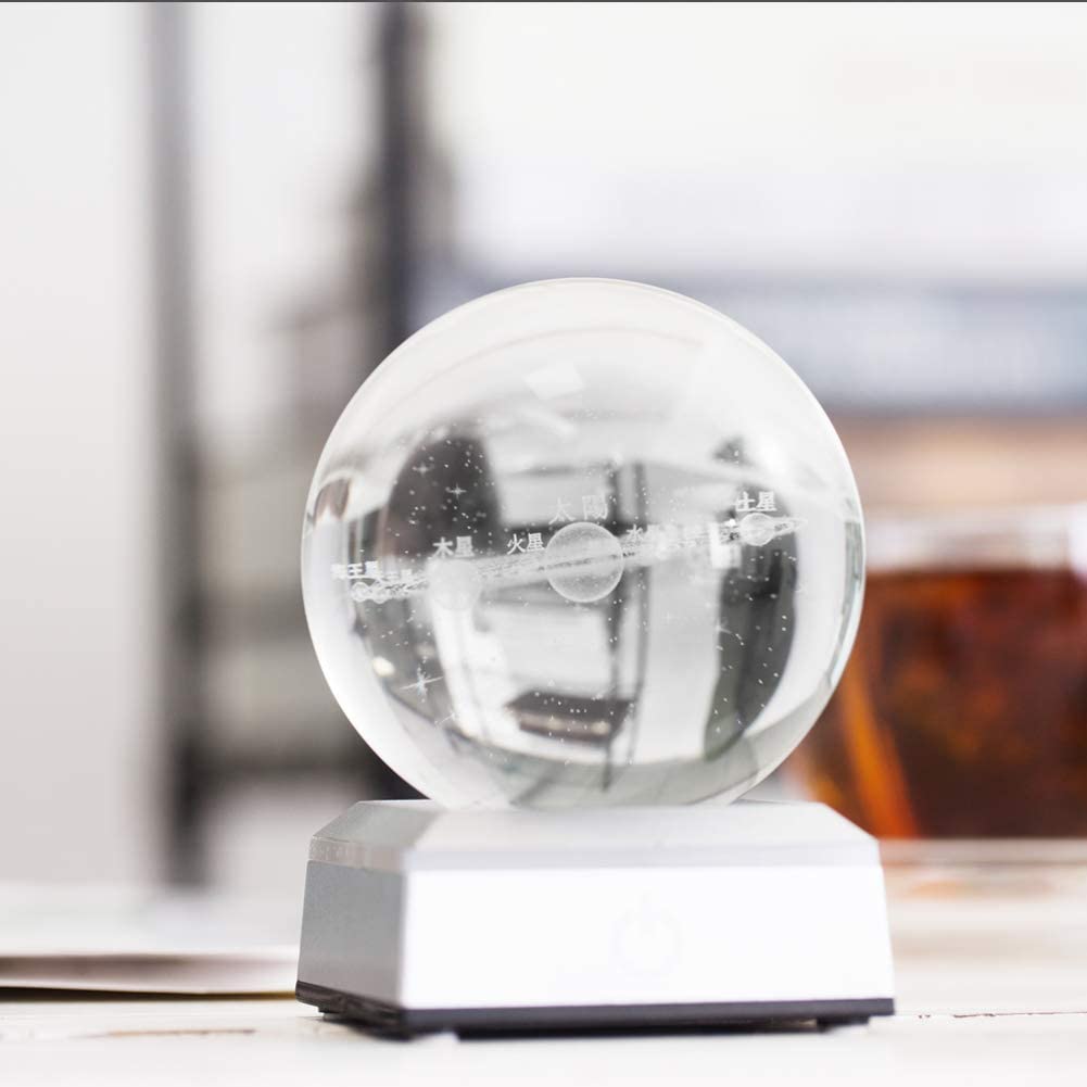 楽天市場】宇宙 クリスタル ボール 80mm 太陽系 水晶玉 八つ惑星