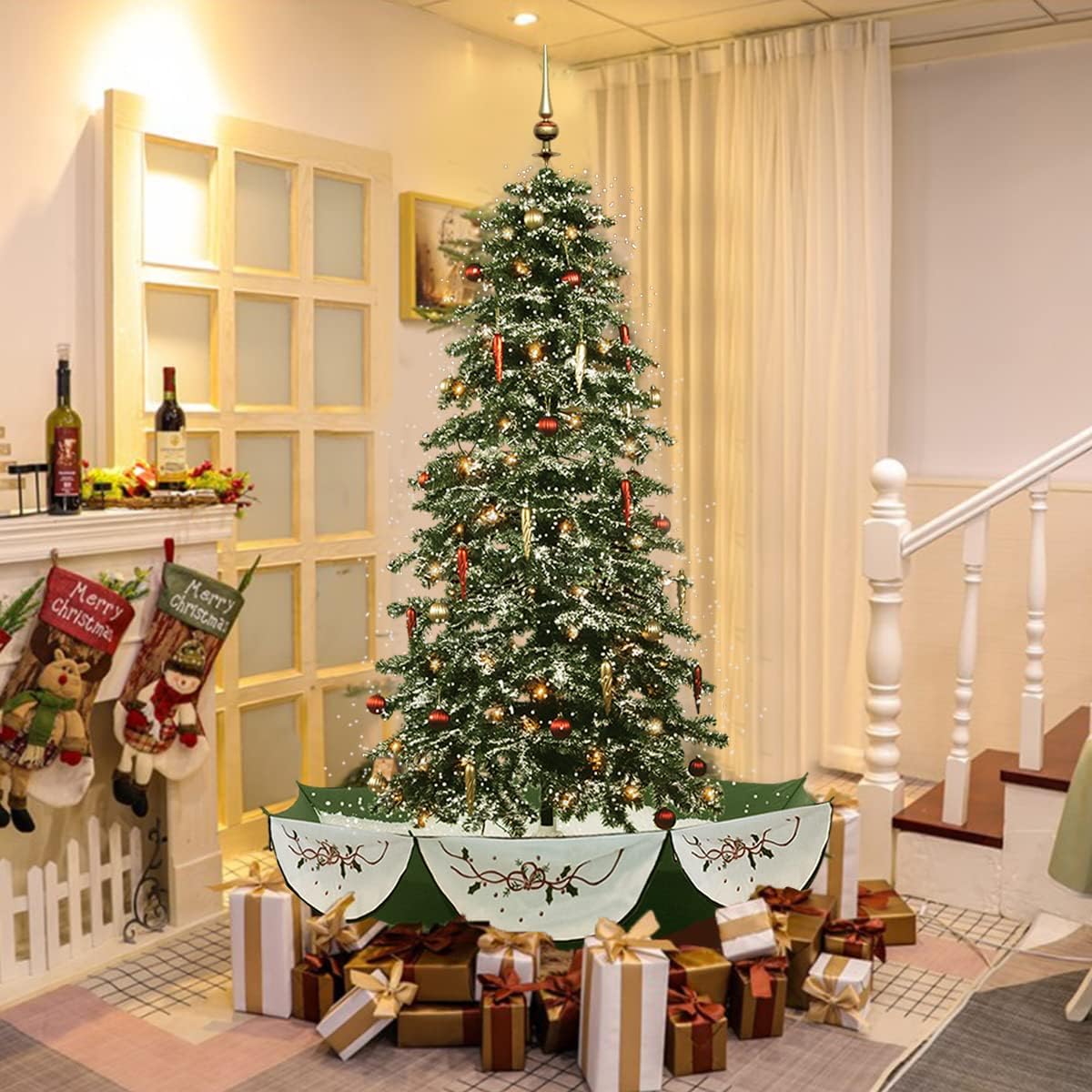 楽天市場】【セール】クリスマスツリー 170cm 雪が降る機能付き 音楽