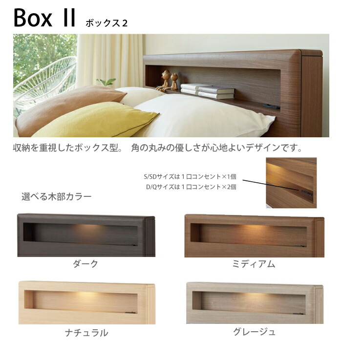 楽天市場】【開梱設置無料】シモンズ ベッドセット Box2（ボックス2