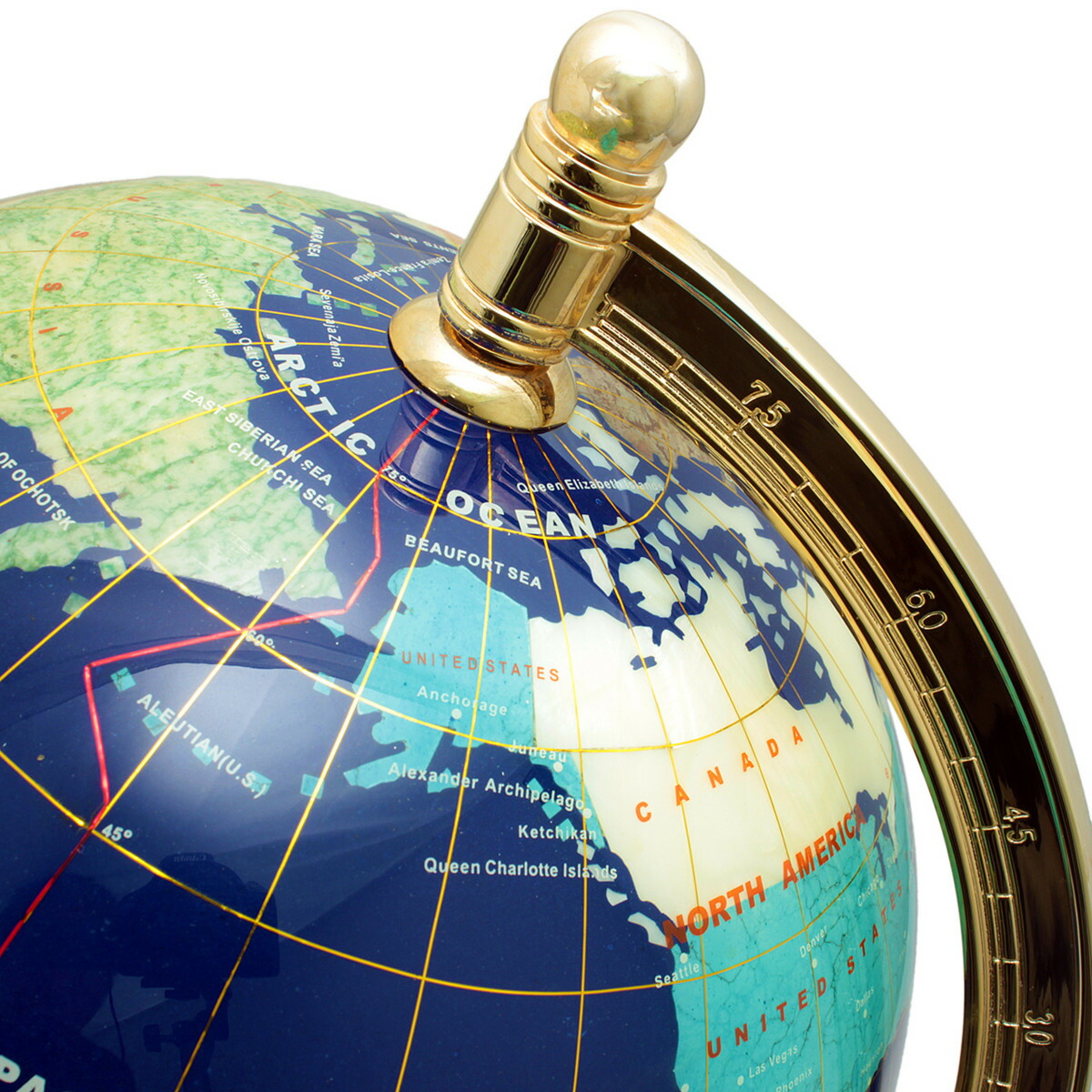 楽天市場】地球儀 おしゃれ インテリア 置物 ラピスラズリ 天然石