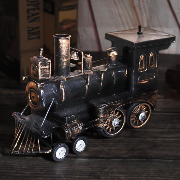 楽天市場】汽車 蒸気機関 機関車 列車 置物 レトロ インテリア