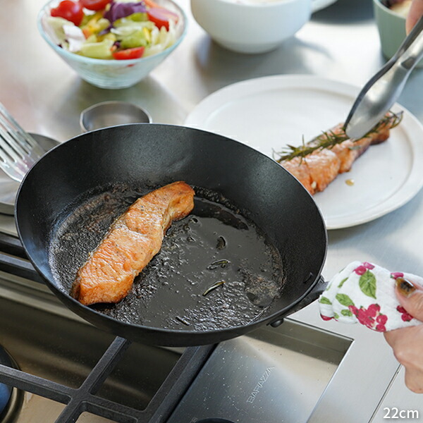 楽天市場】近藤製作所 ちょっと深めの鉄フライパン 鉄フライパン 18cm