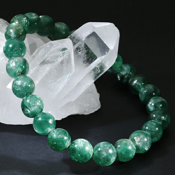 楽天市場】フックサイト イン クォーツ ブラジル産 ブレスレット 8mm