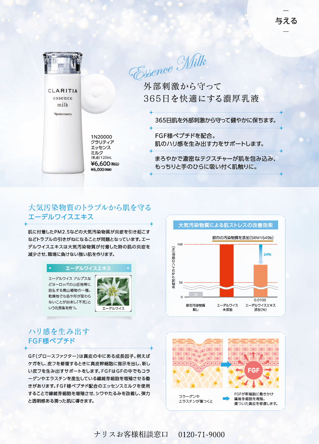 楽天市場】送料無料 ナリス化粧品 正規品 クラリティア エッセンス