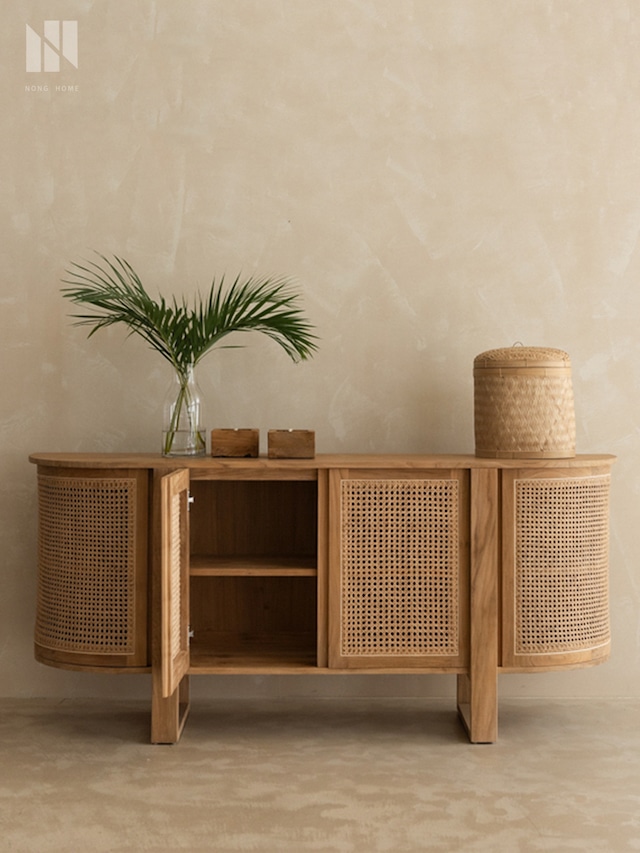 楽天市場】【送料無料】サイドボード 北欧 キャビネット レトロ