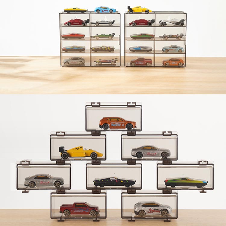 楽天市場】8マス コレクションケース 収納棚 収納 5個セット ミニカー