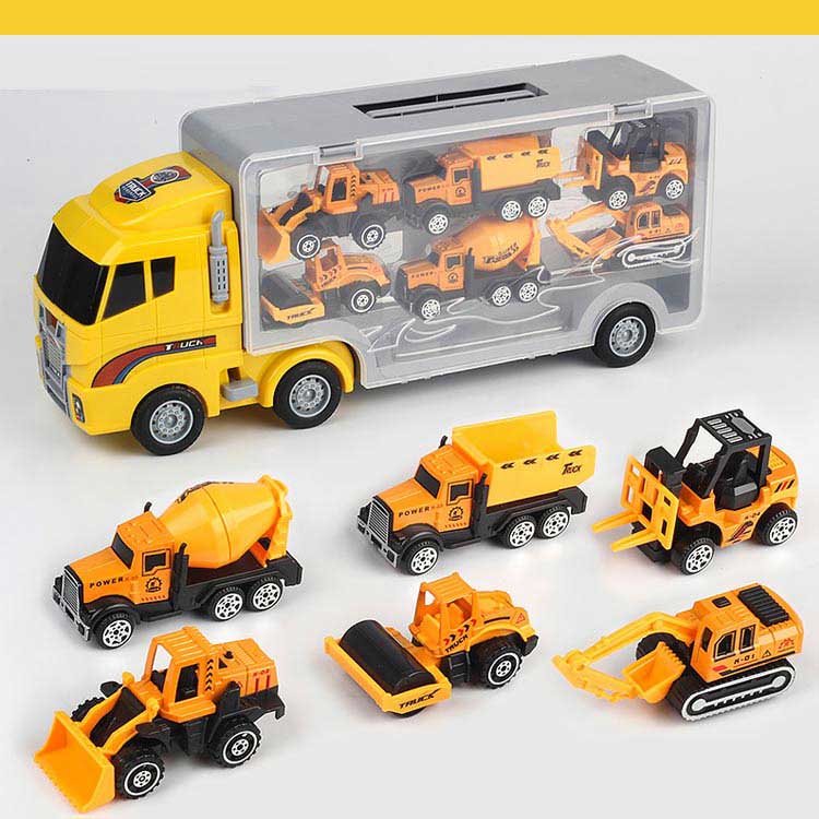 楽天市場】 工事 消防車 ミニカーセット 建設車両 現場 働く車 工事