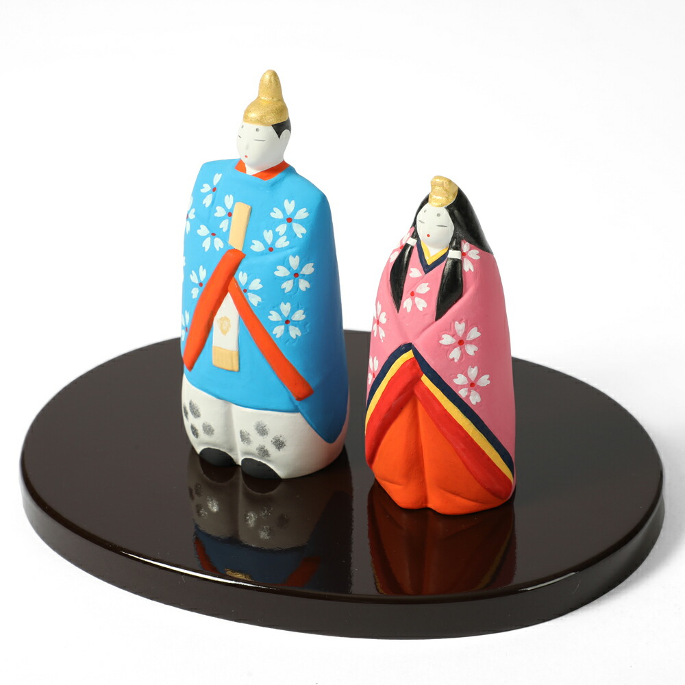 雛人形 五月人形 陶器製 多色 伝統的デザイン 雛人形 五月人形 陶器製