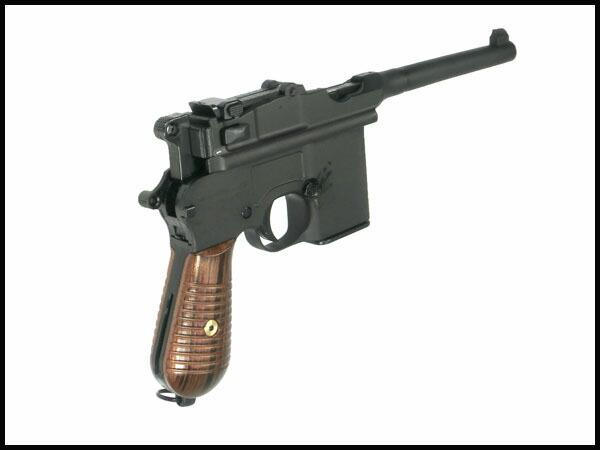 楽天市場】マルシン ガスブローバックハンドガン本体 モーゼルM712 HW