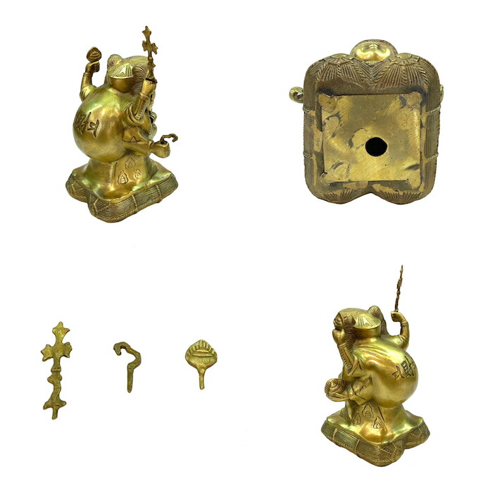 楽天市場】三面大黒 大黒天 七福神 銅 金 ゴールド 秀吉の出世守り本尊