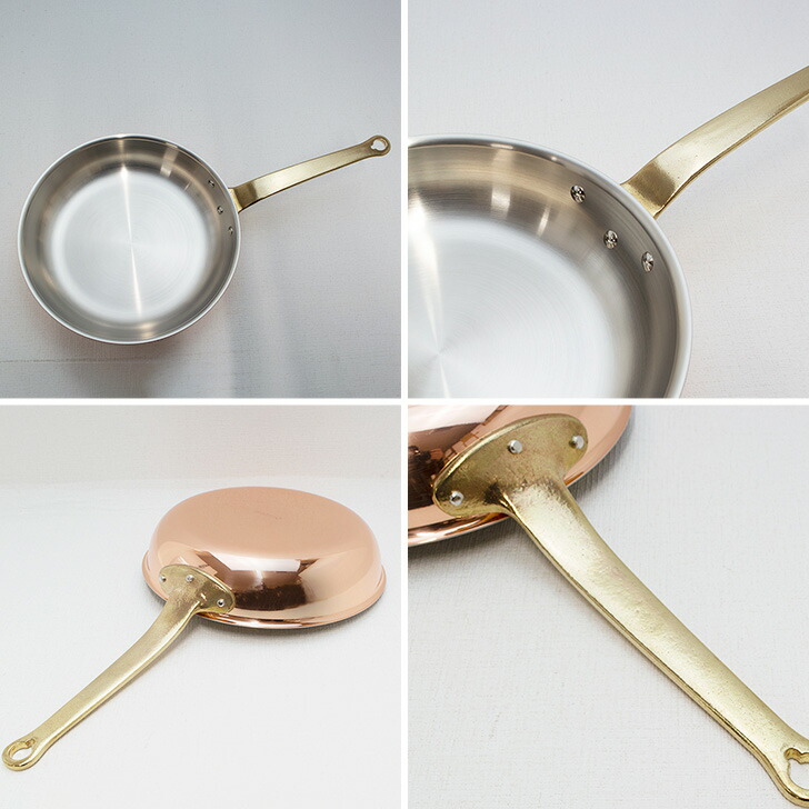 楽天市場】新光金属 新光堂作 純銅 エンペラー フライパン 24cm 保温性