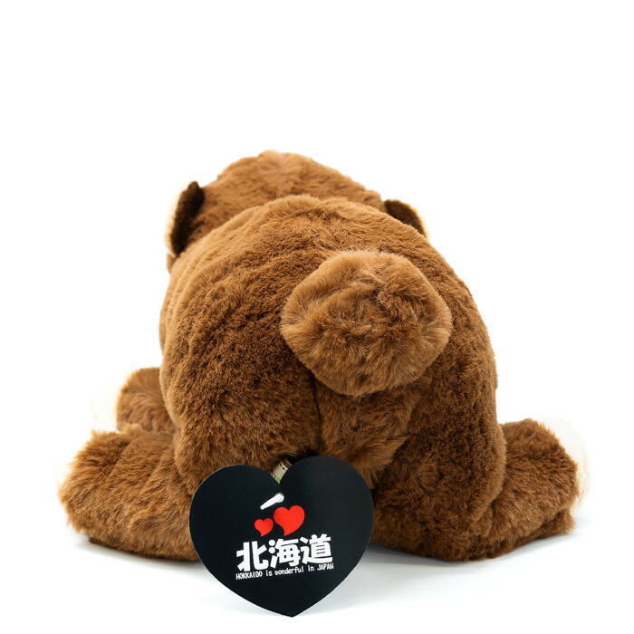 楽天市場】I LOVE 北海道 ボアひぐま M 北海道 お土産 クマ ぬいぐるみ