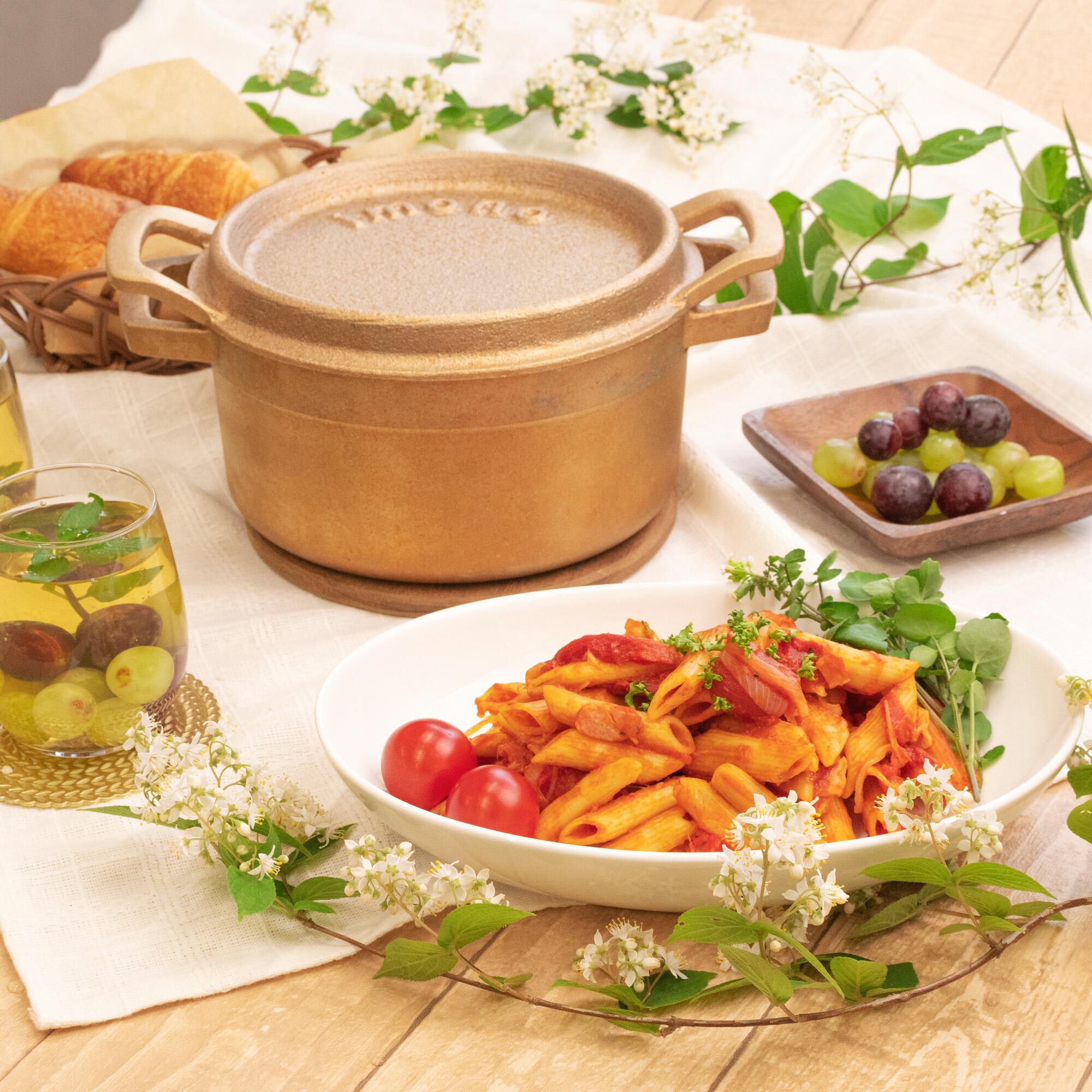 楽天市場】【料理王国100選 優秀賞受賞】 銅鍋 鋳物鍋 20cm 無水鍋