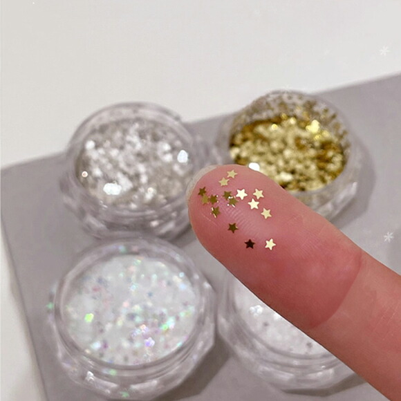 楽天市場】スパンコール グリッター ラメ ネイル スター 星 星型