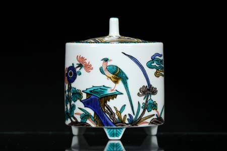 楽天市場】九谷焼 香炉 古九谷花鳥 3.2号香炉 香器 仏具 陶器 : 九谷焼