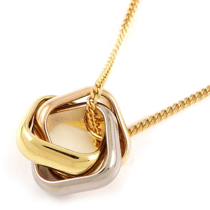 楽天市場】カルティエ Cartier ネックレス トリニティ クッション