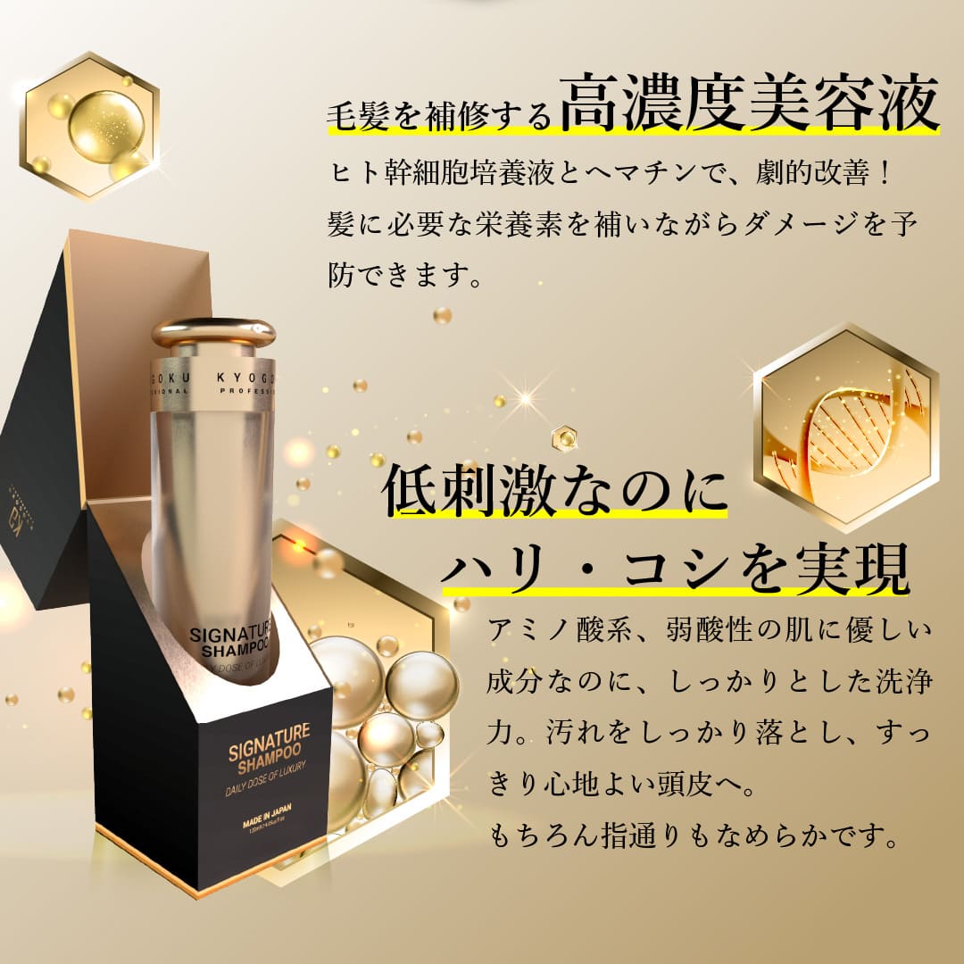 楽天市場】公式 25%OFFクーポン 【 KYOGOKU シグネチャーシャンプー